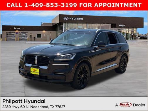 Infinite Black Metallic Clearcoat 2022 Lincoln Aviator Reserve