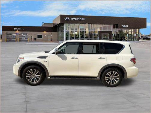 Pearl White 2018 Nissan Armada SL
