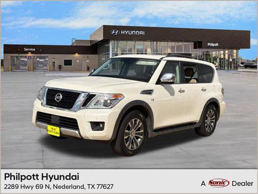 Pearl White 2018 Nissan Armada SL