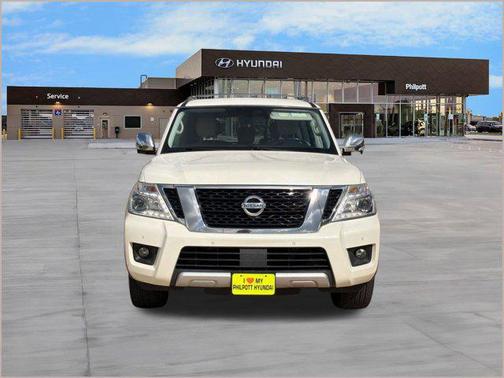 Pearl White 2018 Nissan Armada SL