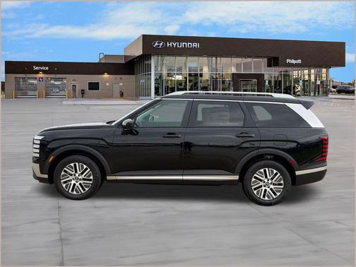Abyss Black Pearl 2026 Hyundai Palisade Hybrid Blue SEL Premium 7P
