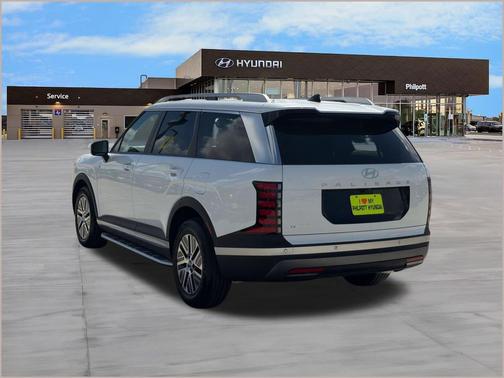 Creamy White Pearl 2026 Hyundai Palisade Hybrid Blue SEL 7P