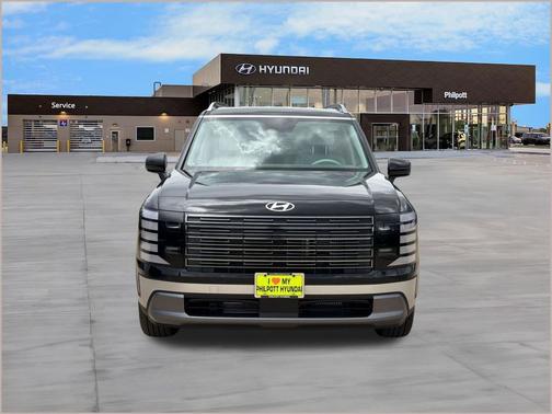 Abyss Black Pearl 2026 Hyundai Palisade Hybrid Blue SEL 7P