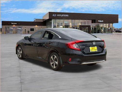 Crystal Black Pearl 2019 Honda Civic LX