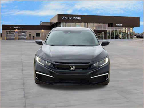 Crystal Black Pearl 2019 Honda Civic LX