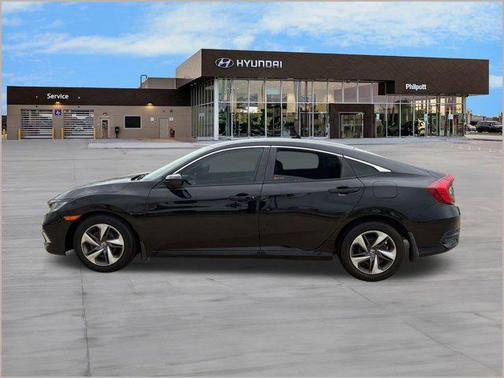 Crystal Black Pearl 2019 Honda Civic LX