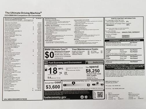 2024 BMW M4 Competition xDrive
