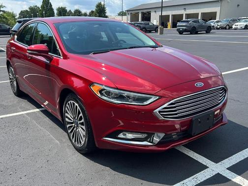 Ruby Red Metallic Tinted Clearcoat 2017 Ford Fusion Titanium