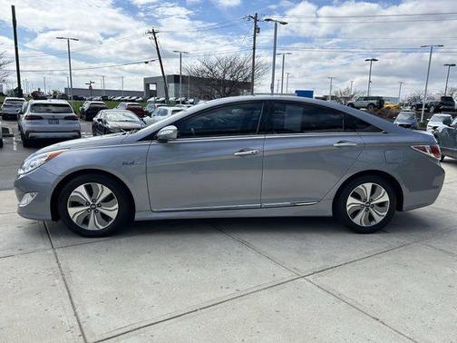 Pewter Gray Metallic 2014 Hyundai SONATA Hybrid Limited