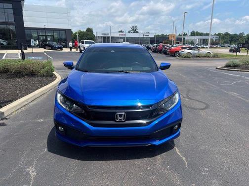 Aegean Blue Metallic 2020 Honda Civic Sport