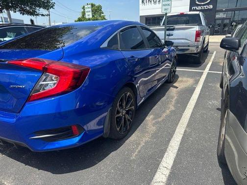 Aegean Blue Metallic 2020 Honda Civic Sport