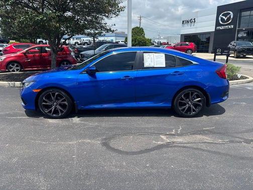 Aegean Blue Metallic 2020 Honda Civic Sport