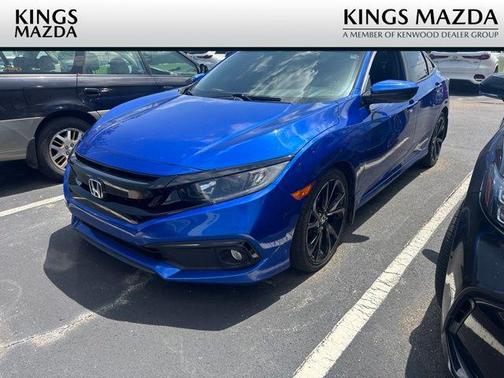 Aegean Blue Metallic 2020 Honda Civic Sport