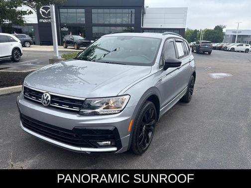 Silver Metallic 2021 Volkswagen Tiguan 2.0T SE R-Line Black 4MOTION