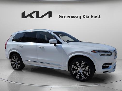 Crystal White Metallic 2022 Volvo XC90 Recharge Plug-In Hybrid T8 Inscription 7 Passenger