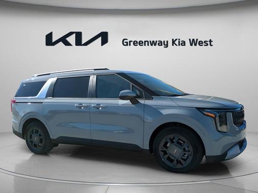 Ceramic Silver 2026 Kia Carnival Hybrid EX