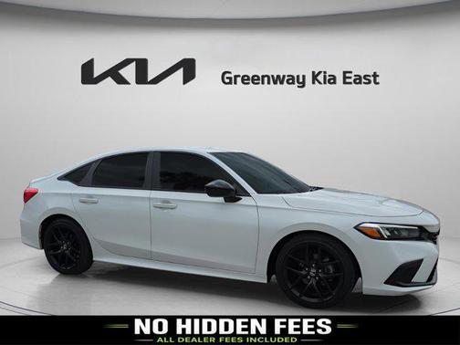 Platinum White Pearl 2024 Honda Civic Sport