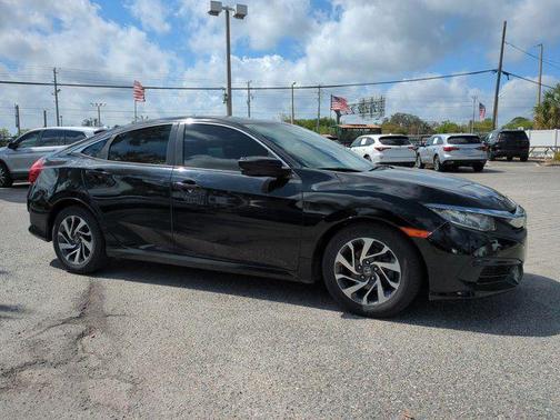 Black 2017 Honda Civic EX