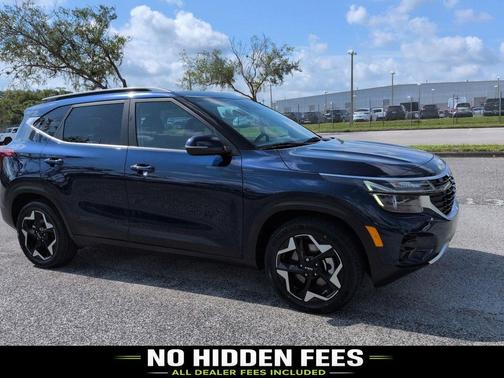 Dark Ocean Blue 2024 Kia Seltos EX