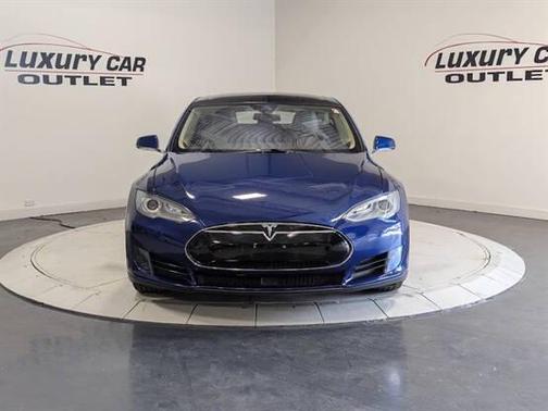 Blue 2015 Tesla Model S 85D