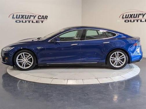 Blue 2015 Tesla Model S 85D