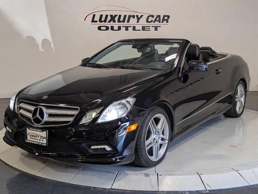 Black 2011 Mercedes-Benz E-Class E 550 Cabriolet