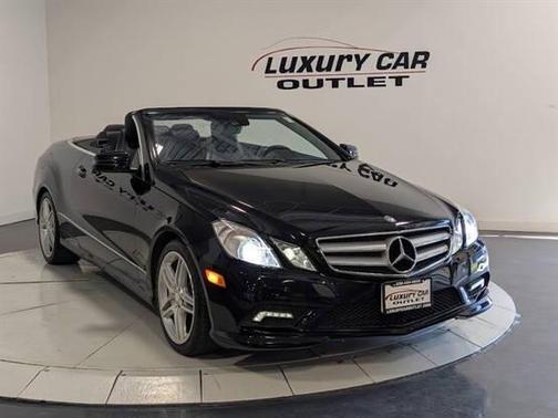 Black 2011 Mercedes-Benz E-Class E 550 Cabriolet