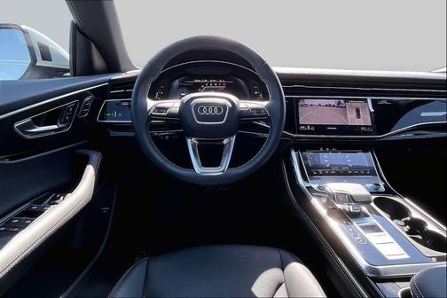 Carrara White 2025 Audi Q8 55 Premium Plus