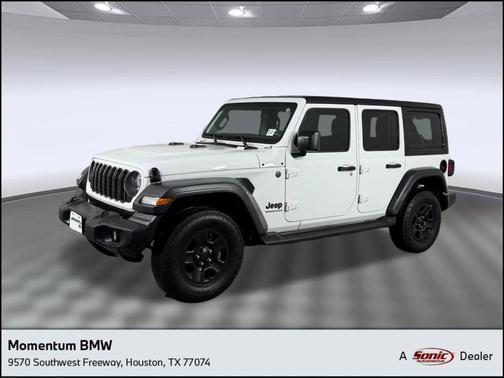 Bright White Clearcoat 2024 Jeep Wrangler Sport