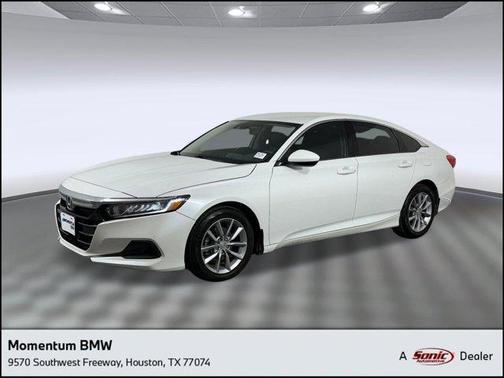 Platinum White Pearl 2021 Honda Accord LX 1.5T