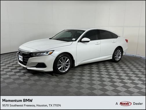 Platinum White Pearl 2021 Honda Accord LX 1.5T