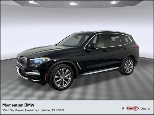 Jet Black 2019 BMW X3 sDrive30i