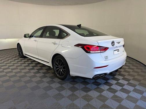 Casablanca White 2018 Genesis G80 3.3T Sport