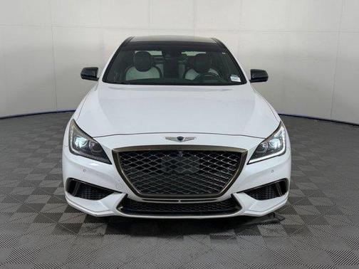 Casablanca White 2018 Genesis G80 3.3T Sport