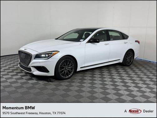 Casablanca White 2018 Genesis G80 3.3T Sport