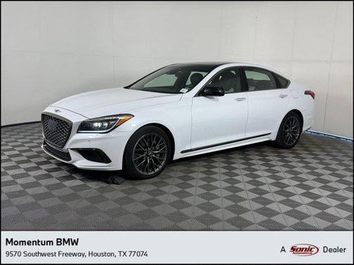 Casablanca White 2018 Genesis G80 3.3T Sport