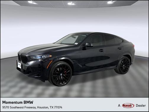 Black Sapphire Metallic 2024 BMW X6 xDrive40i