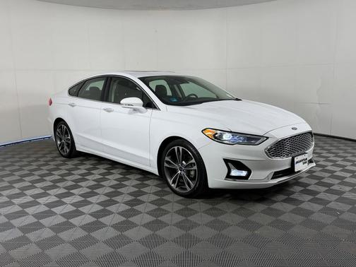 White 2020 Ford Fusion Titanium
