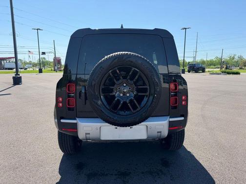 Santorini Black 2025 Land Rover Defender P300