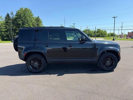 Santorini Black 2025 Land Rover Defender P300