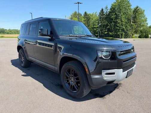 Santorini Black 2025 Land Rover Defender P300