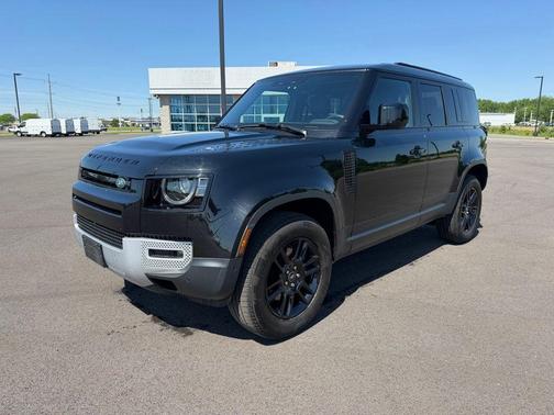 Santorini Black 2025 Land Rover Defender P300