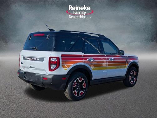 Oxford White 2025 Ford Bronco Sport Free Wheeling