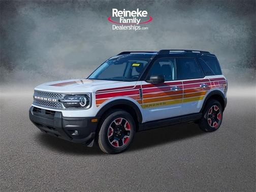 Oxford White 2025 Ford Bronco Sport Free Wheeling