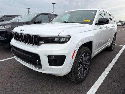Bright White Clearcoat 2021 Jeep Grand Cherokee L Overland