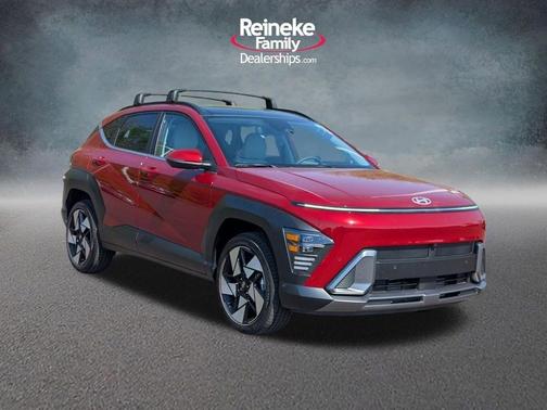Red Metallic 2025 Hyundai KONA Limited