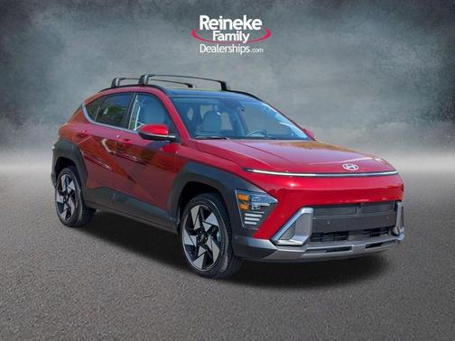 Red Metallic 2025 Hyundai KONA Limited