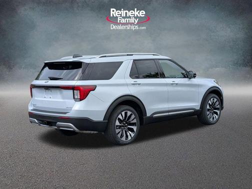 Space White Metallic 2026 Ford Explorer Platinum