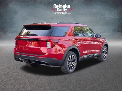 Rapid Red Metallic Tinted Clearcoat 2026 Ford Explorer ST-Line