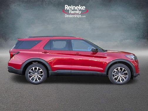 Rapid Red Metallic Tinted Clearcoat 2026 Ford Explorer ST-Line